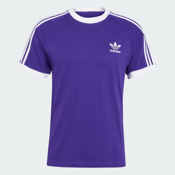 Violeta Camiseta Adicolor Classics 3 Stripes