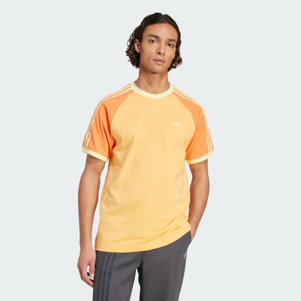 Orange adidas Originals T-shirt Cali