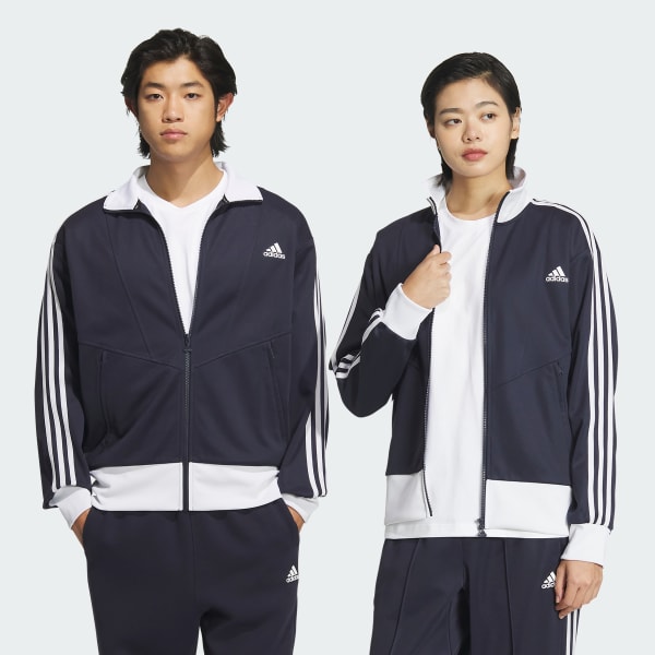 【adidas】スリーストライプトラックジャケット アディダス スリーストライプス パック ルーズフィットトラック