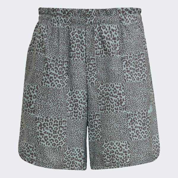 Verde SHORT FUTURE ICONS ALLOVER PRINTED