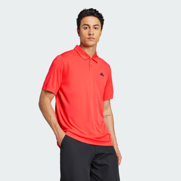 Rojo Polera con Cuello Club Tennis