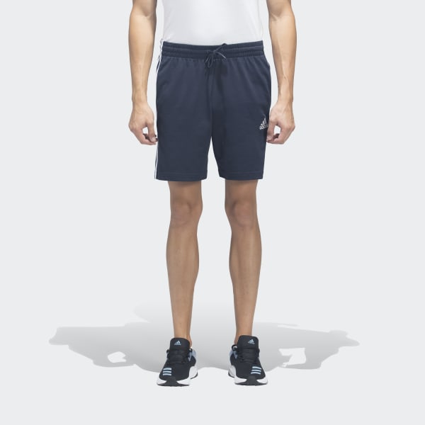 adidas FRENCH TERRY 3-STRIPES SHORTS - Blue | adidas India