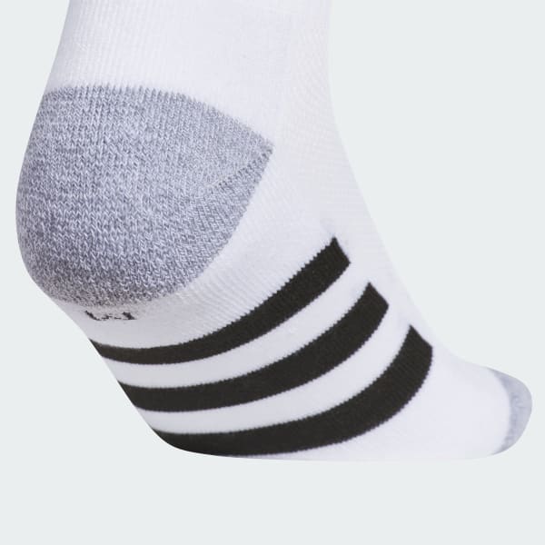 White Athletic Cushioned 6-Pack Quarter Socks Kids