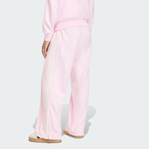 ruzová ADIDAS ORIGINALS MOHAIR FIREBIRD LOOSE TRACK Tracksuit Bottoms