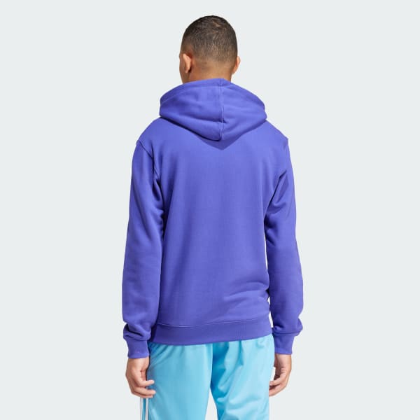 Μωβ Adicolor Classics Trefoil Hoodie