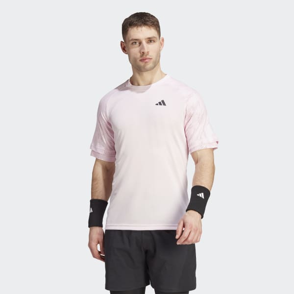 Rose T-shirt raglan de tennis Melbourne Ergo HEAT.RDY