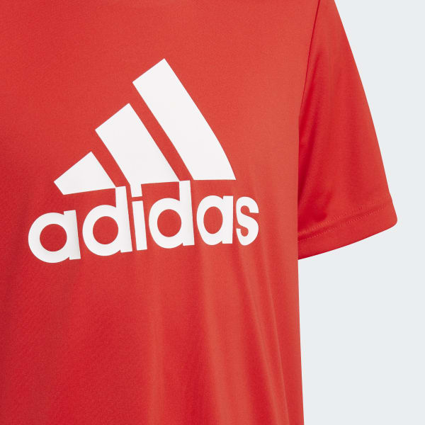 Rot adidas Designed To Move Big Logo T-Shirt 29295