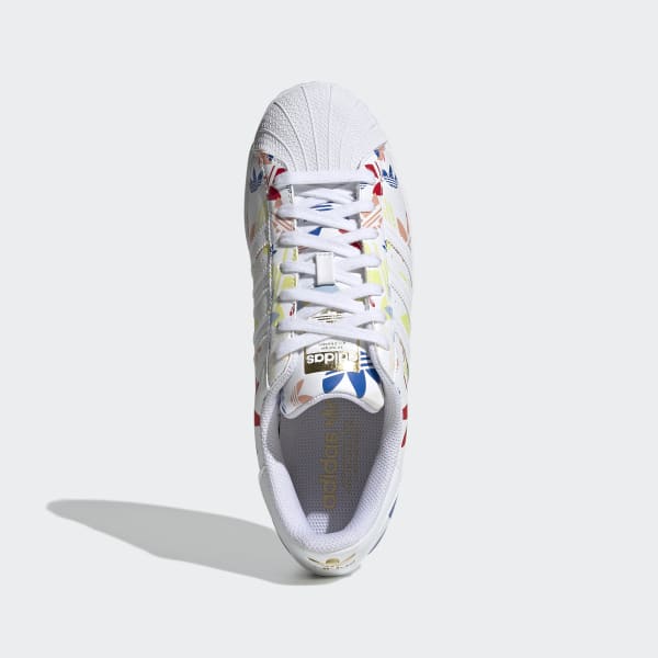 Adidas superstar metallic heren wit hotsell