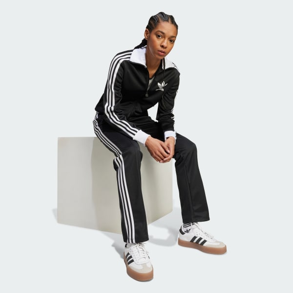 Black Beckenbauer Track Pants