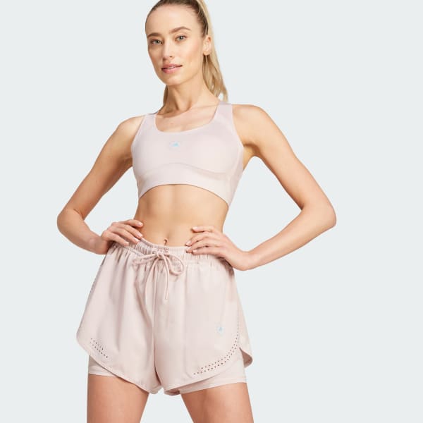 Pink adidas by Stella McCartney TruePurpose Power Impact Training Medium-Support Bra