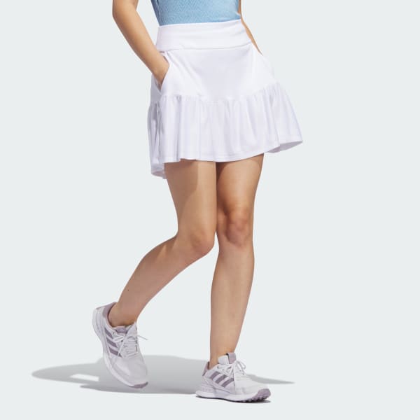 adidas Ultimate365 Frill Skort - White | Women's Golf | adidas US