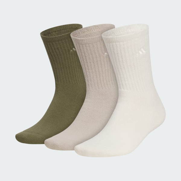 Men's Cushioned Comfort 3-Pack Crew Socks