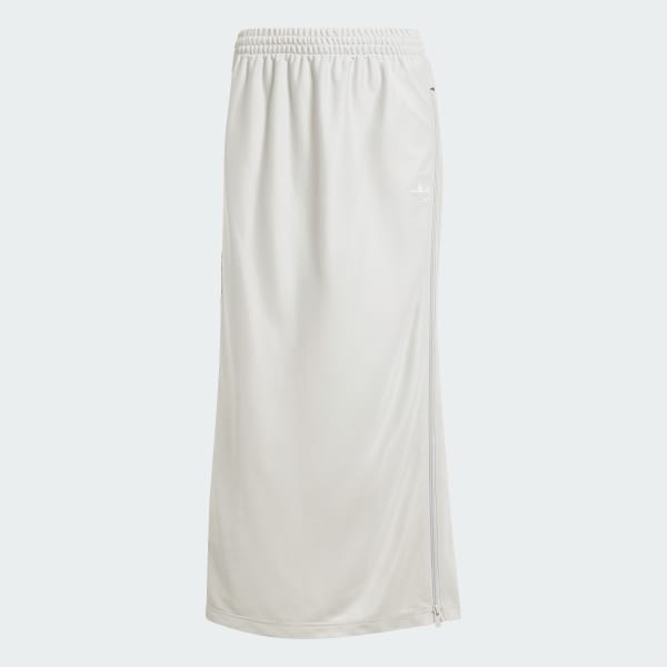 Grey Firebird Zip-Up Maxi Skirt