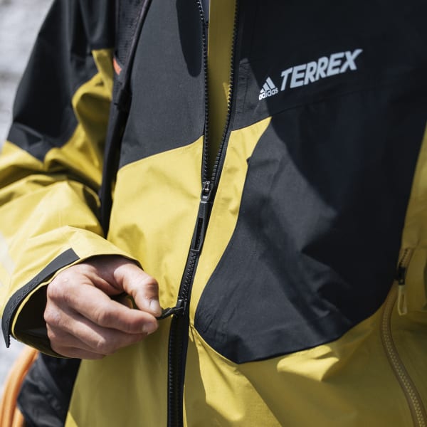 adidas TERREX Techrock GORE-TEX Pro Jacket - Green | Men's Hiking
