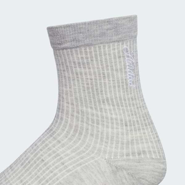 Grey Unisex Originals Signature 3-Pack High Quarter