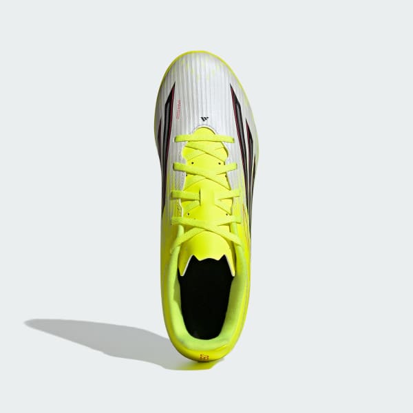 Jaune Chaussure de football F50 Club terrain turf