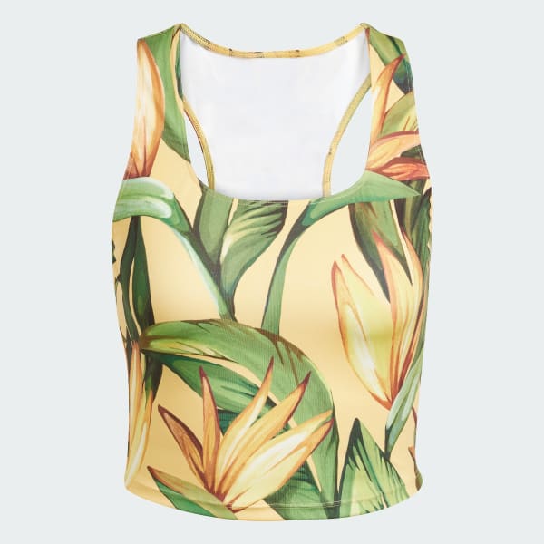 Amarillo Playera sin Mangas de Training adidas x FARM Rio