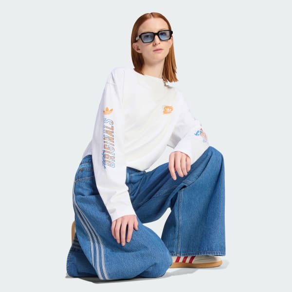 White GRAPHIC LONGSLEEVE T-Shirt