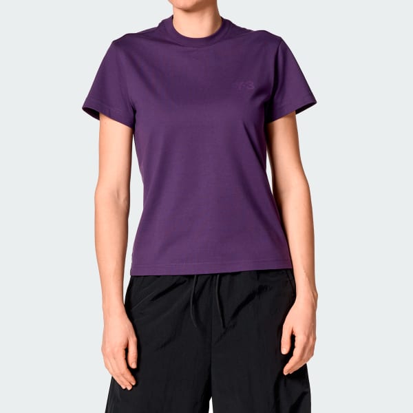 Purple Y-3 Regular Short Sleeve Tee