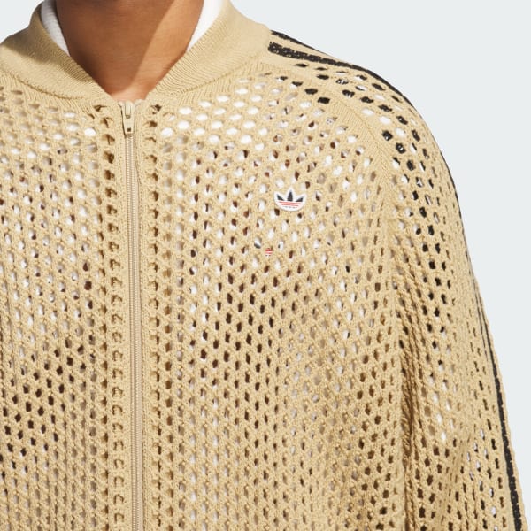 トップス adidas x CLOT Crochet Track Top \"Beige Adidas X Clot Crochet Track Top Online Kuwait - SNKR