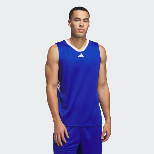 Blue adidas Basketball Legends Tank Top