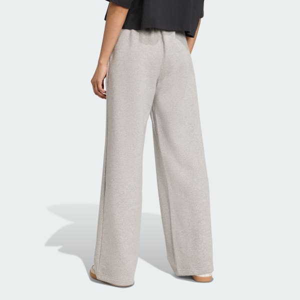 sedá Kalhoty Essentials Wide Leg Fleece