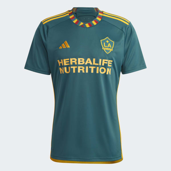 adidas LA Galaxy 23/24 Away Jersey - Green, Men's Soccer