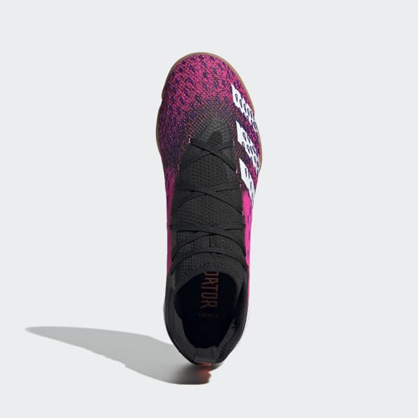 chuteira adidas predator futsal rosa
