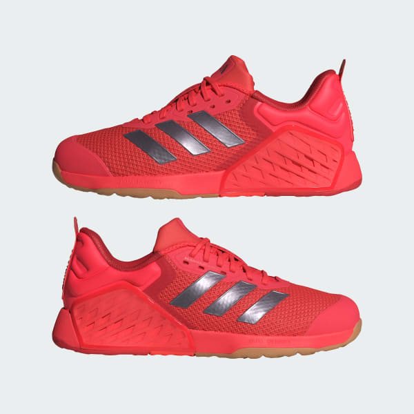 Adidas Dropset 3 Shoes Bright Red 6 Womens Training Shoes