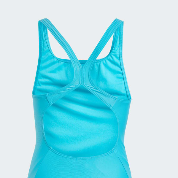 Turquesa Fato de Banho 3-Stripes – Criança