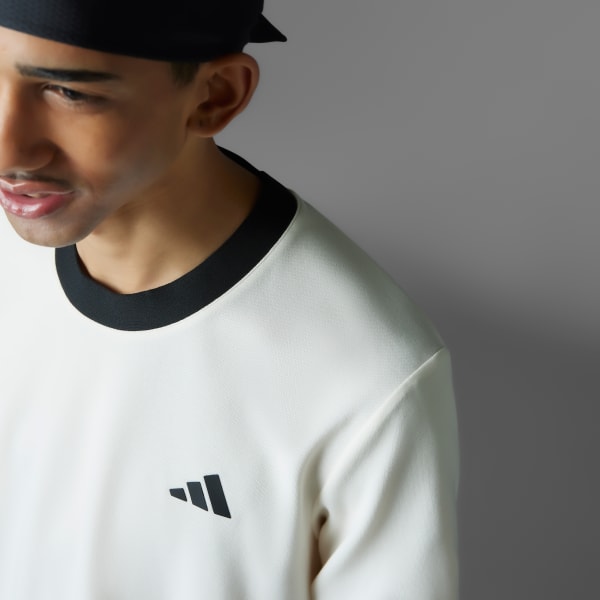White adidas Heritage Tennis Tee