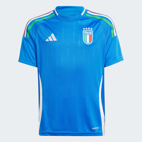Azul Camiseta Local Italia 24 Niños