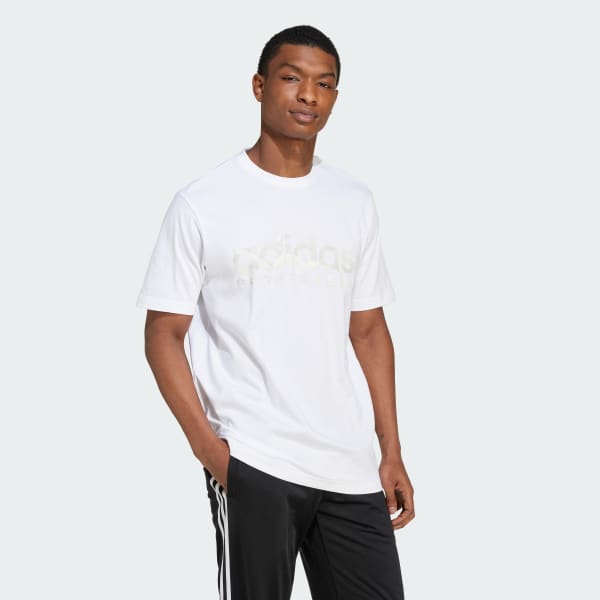 Blanco Camiseta House of Tiro Summer Linear Estampada