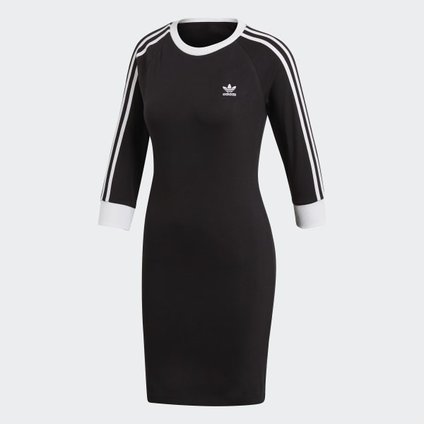 adidas 3-Stripes Dress - Black | adidas Canada