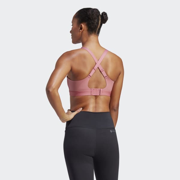Pink Tailored Impact Luxe Training High-Support Bra