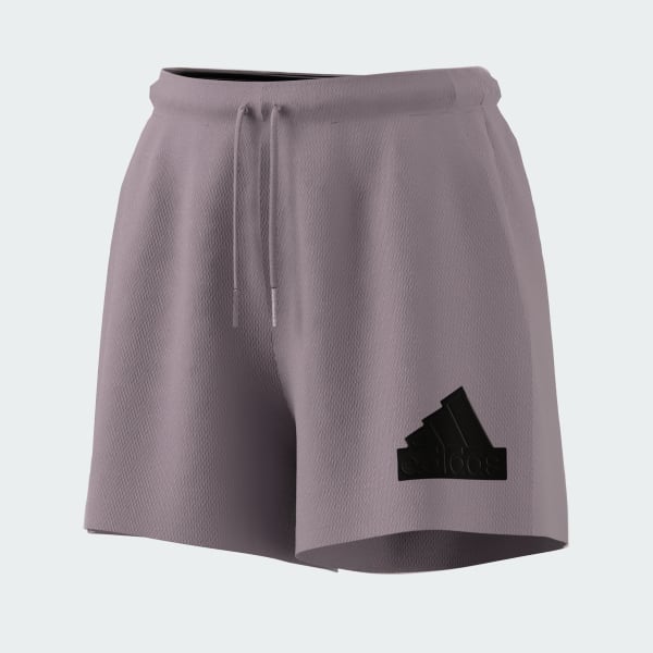 Purple Future Icons Badge of Sport Shorts