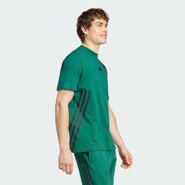 zelená Future Icons 3-Stripes T-Shirt