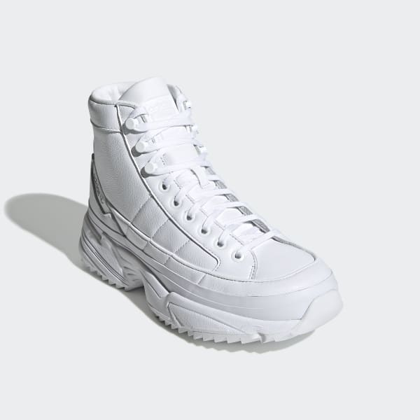 white high top adidas shoes