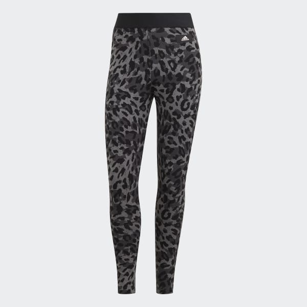 gris Legging adidas Sportswear Leopard-Print Cotton AR927