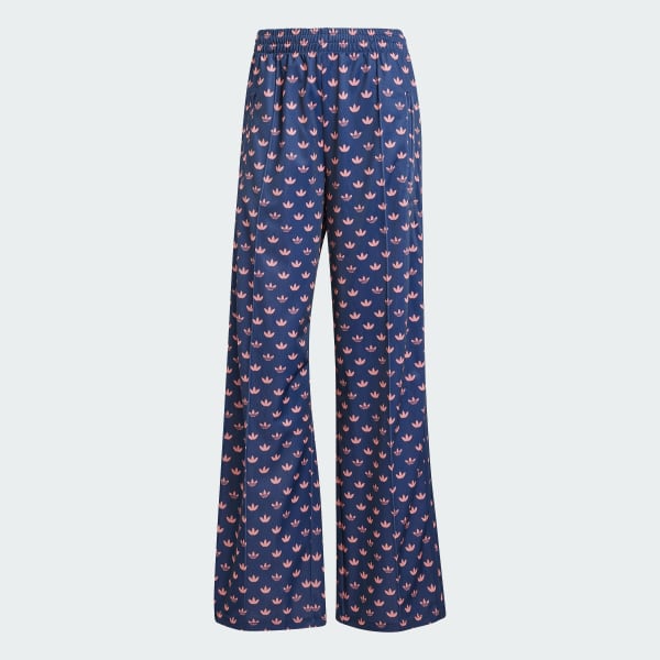 adidas Adicolor Firebird Monogram Track Pants - Blue | Free