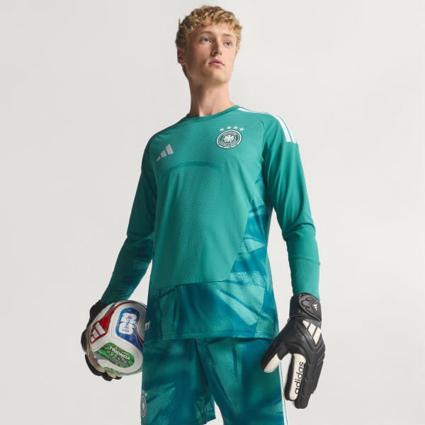 Verde Jersey de Arquero Local Alemania 26 Manga Larga Versión Jugador