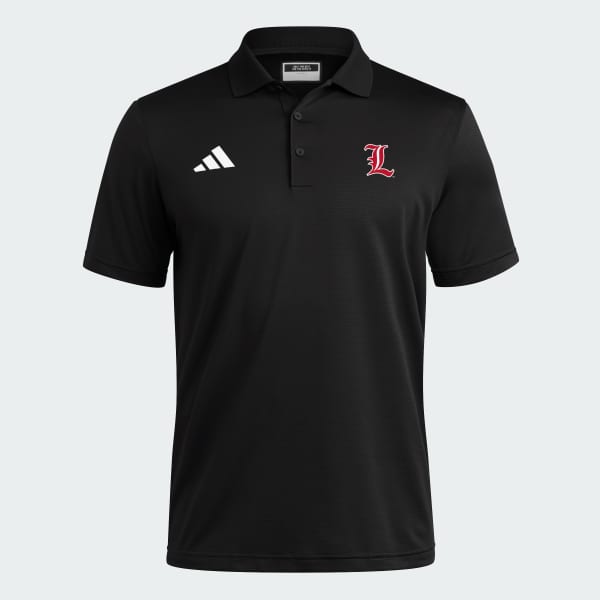 adidas Louisville Cardinals Coaches Ottoman Polo - Black | Free