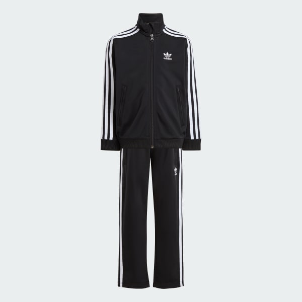 Black Adicolor Firebird Track Suit Kids