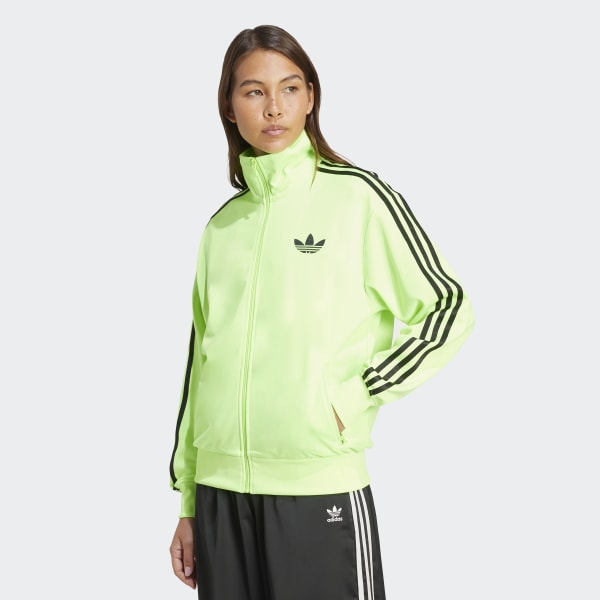Jaqueta Folgada Adicolor Classic Firebird - Verde adidas | adidas