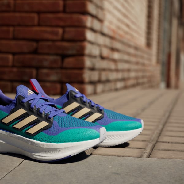 Adidas ultra boost blue heel on sale