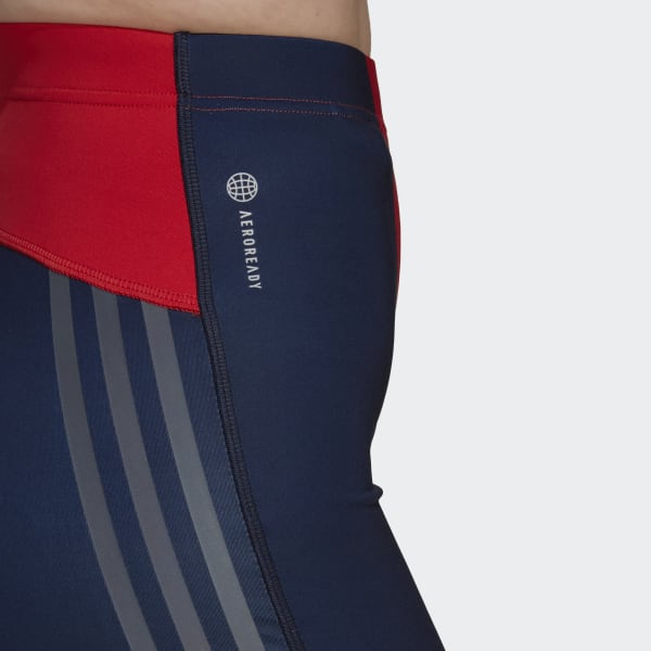 Rojo Shorts de Ciclismo Marimekko Run Icons SH675