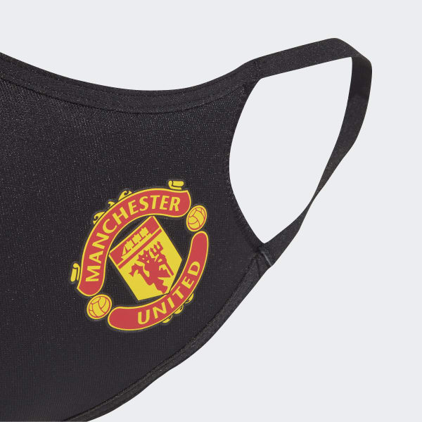 Black Manchester United Face Covers 3-Pack XS/S JMC44