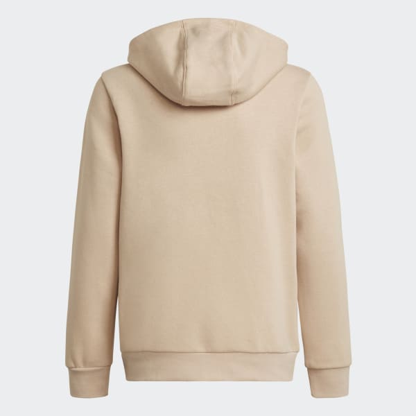 Beige Sweat-shirt à capuche Adicolor