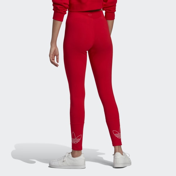  adidas Originals Women's Leggings, Power Red