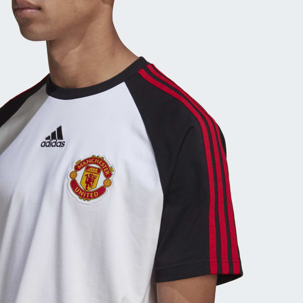 adidas Manchester United Teamgeist Crew Tee - White | adidas New Zealand